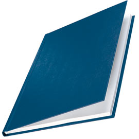 10 copertine rigide impressbind 28mm blu finitura lino
