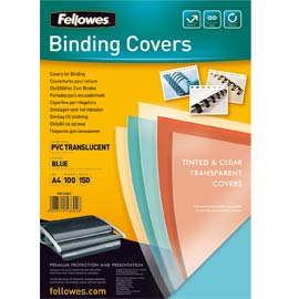 100 copertine colorate a4 pvc 200mic verde fellowes