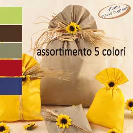 50 buste regalo in ppl mat a everyday classic 40x65cm 5 colori classici