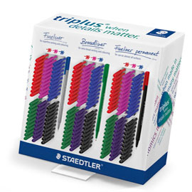 61 ca180 espositore 180pz triplus fineliner colori assortiti staedtler