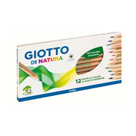 Astuccio 12 pastelli giotto di natura