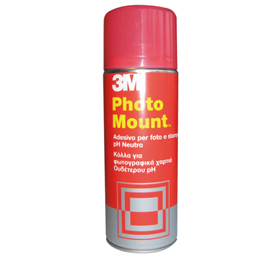 Adesivo spray 3m photo mount alta qualita' - trasparente 400ml