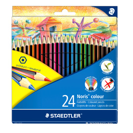 Astuccio 24 matite colorate noris colour staedtler