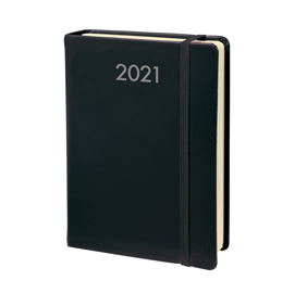 Agenda settimanale ministro prestige 16x24cm habana nero 2021 quo vadis