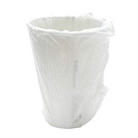 Bicchiere - carta - imbustato - 210 ml - signor bio