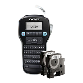 Bundle dymo - lm160 - 2 nastri d1 nero/bianco 12mm