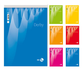 Blocco note derby 80x120mm 70fg 60gr pm 5mm bm