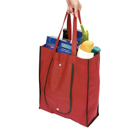 Borsapocket bag - per la spesa - tnt - 37 x 33 x 12 cm - rosso - berni group