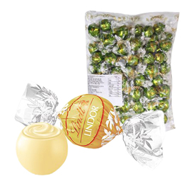 Busta lindor - cioccolato bianco - 1 kg - lindt