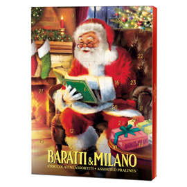 Calendario dell'avvento - 248 gr - baratti e milano