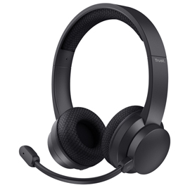 Cuffie - wireless eco - nero - trust