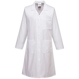 Camice da laboratorio da donna - maniche lunghe - taglia xl - bianco - portwest