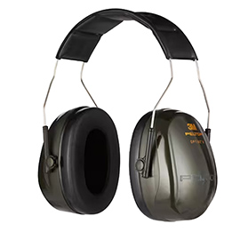 Cuffia protettiva peltor optime ii - snr 31 db - verde - 3m