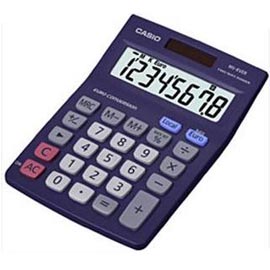 Calcolatrice da tavolo ms-8verii 8cifre casio