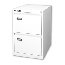 Classificatore kubo 2 cassetti per cart. Sospese bianco h 70cm