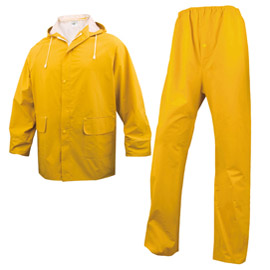 Completo impermeabile en304 tg. Xxl giallo (giacca+pantalone)