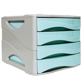 Cassettiera keep colour pastel azzurro arda