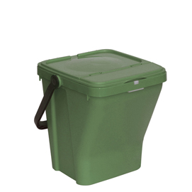 Contenitore portarifiuti eco-top 35lt verde