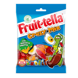 Caramella gommosa - crazy mix - 175 gr - fruit-tella