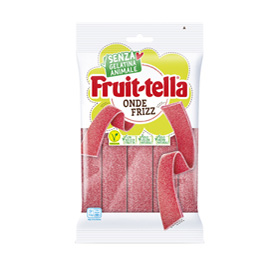 Caramella gommosa onda frizz - senza gelatina animale - 145 gr - fruit-tella