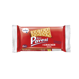 Crackers salati - multipack 96 monoporzioni (96 x 31,5 gr cad ) - pavesi