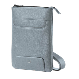 City bag piccola gate trended - 20 x 26 x 2 cm - ecopelle - azzurro - intempo