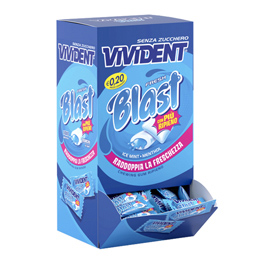 Chewing gum vivident fresh blast - perfetti - conf. 250 pezzi