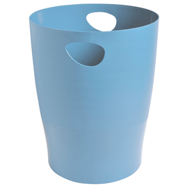 Cestino gettacarte ecobin bee blue - 15 l - azzurro - exacompta