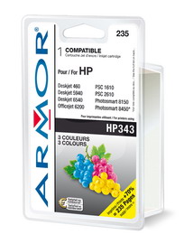 Cartuccia colori per hp n343 psc 1510, 1610, deskjet 5740 22ml