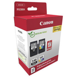 Canon cartuccia ink pg-540/cl-541 +conf. Fogli