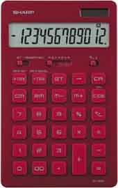 Calcolatrice da tavolo EL 364, 12 cifre, rossa