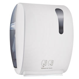 Dispenser asciugamani elettronico 875 kompatto advan bianco soft touch