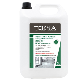 Disinfettante detergente - per pavimenti - concentrato - 5 lt - tekna