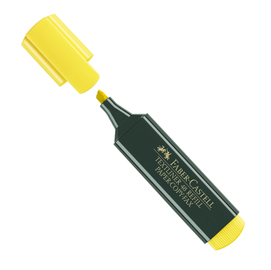 Evidenziatore textliner giallo faber-castell