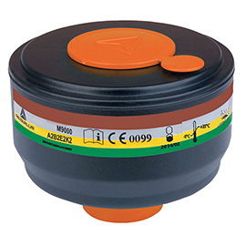 Filtro en148/1 per maschera completa m9200/m9300 - a2b2e2k2 - deltaplus - kit 4 pezzi