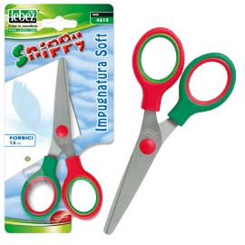 Forbici snippy soft 13cm punta tonda 4512 lebez