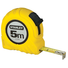 Flessometro 5mt metallo/abs stanley