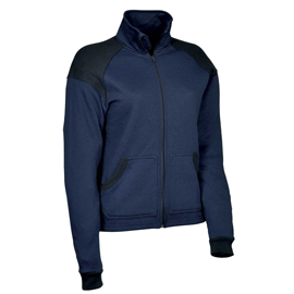 Felpa donna carolina - taglia s - blu navy/nero - cofra