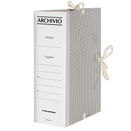 Faldone - lacci incollati - tela - 35 x 25 cm - dorso 10 cm - starline