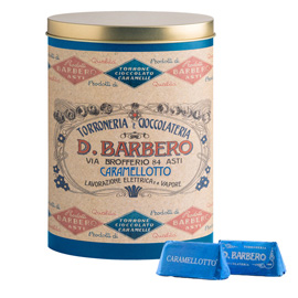 Gianduiotti - in scatola di metallo - gusto caramello - barbero