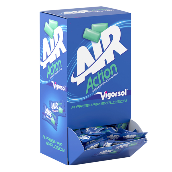 Gomma da masticare air action vigorsol - conf. 250 pezzi