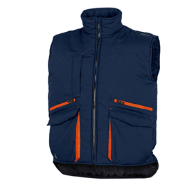 Gilet imbottito sierra 2 tg. L blu/arancio