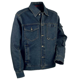 Giacca di jeans basel - taglia 50 - blu navy - cofra