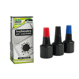 Inchiostro nero 30ml art.1483 s/olio x cuscinetti lebez