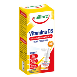 Integratore spray vitamina d3 - sistema immunitario, ossa & muscoli - 13 ml - equilibra