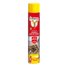 Insetticida spray vespe e nidi di vespa - 750 ml - protemax