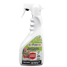 Insetticida/aficida spray multinsettto - pronto uso con PFnPO - 500 ml - Protemax