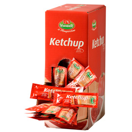 Ketchup in bustina monodose - 15 gr - viander - conf. 250 pezzi