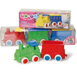 Locomotiva + 2 vagoni linea go-go cwr