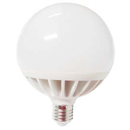 Lampada led globo 120 24w e27 6000k luce bianca fredda